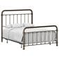Richlands Furniture Kirkland Full Metal Slat Bed with Metal Frame in Dark Bronze, , large