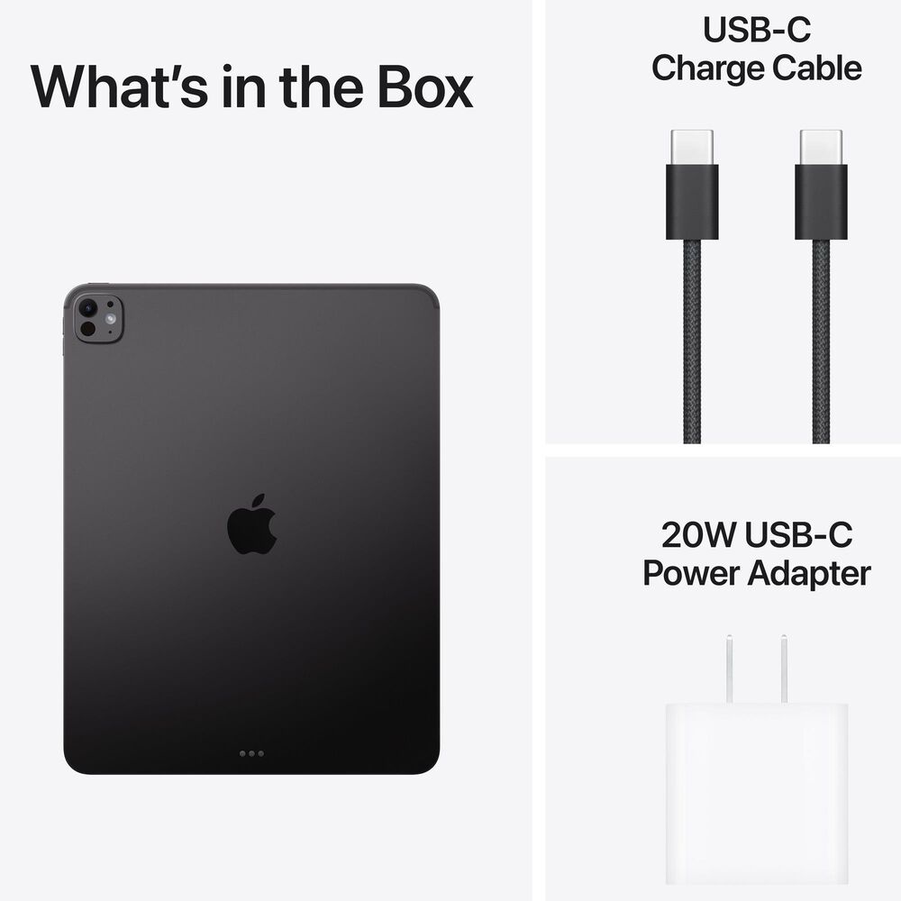 Apple 13-Inch iPad Pro | Apple M5 chip | Wi-Fi 1TB with nano texture glass | Space Black &#40;latest Model&#41;, , large