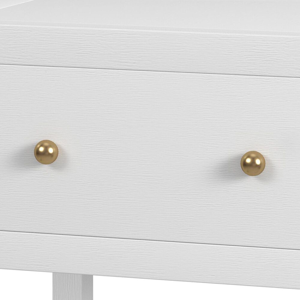 Butler Specialty Company Nora 1-Drawer 21" Nightstand in Textured White, , large