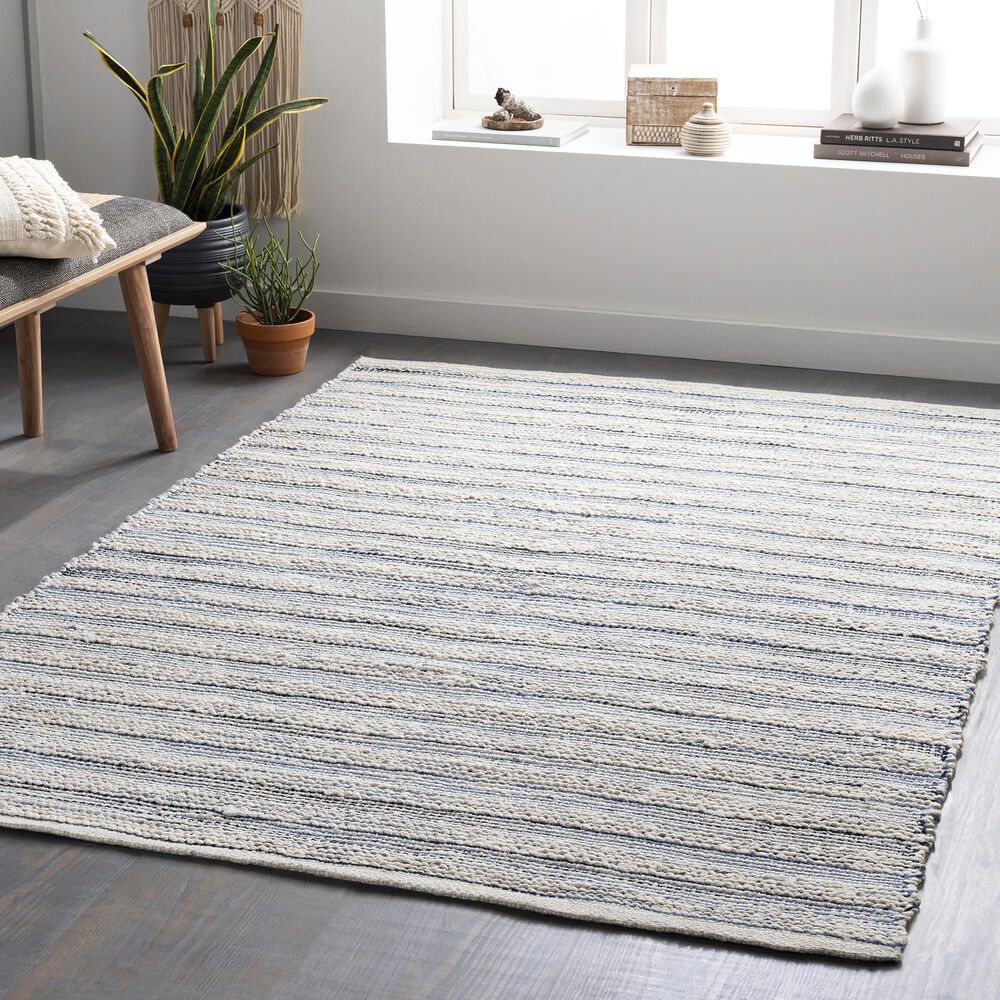 Surya Bali 8&#39; x 10&#39; Demi, Black and Beige Area Rug, , large