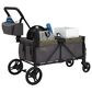 Delta Jeep Sport All-Terrain Stroller Wagon in Grey and Olive Green, , large