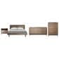 BDI LINQ 4-Piece King Bedroom Set in Natural Walnut, , large