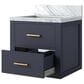 Lexora Home Castor 20" Single Bathroom Vanity in Blue with White Acrylic Top and Rectangular Sink, , large