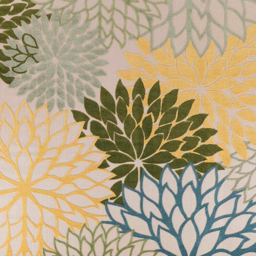 Nourison Aloha Floral 7&#39;10&quot; x 10&#39;6&quot; Green and Multicolor Indoor/Outdoor Area Rug, , large