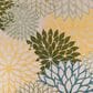 Nourison Aloha Floral 7"10" x 10"6" Green and Multicolor Indoor/Outdoor Area Rug, , large