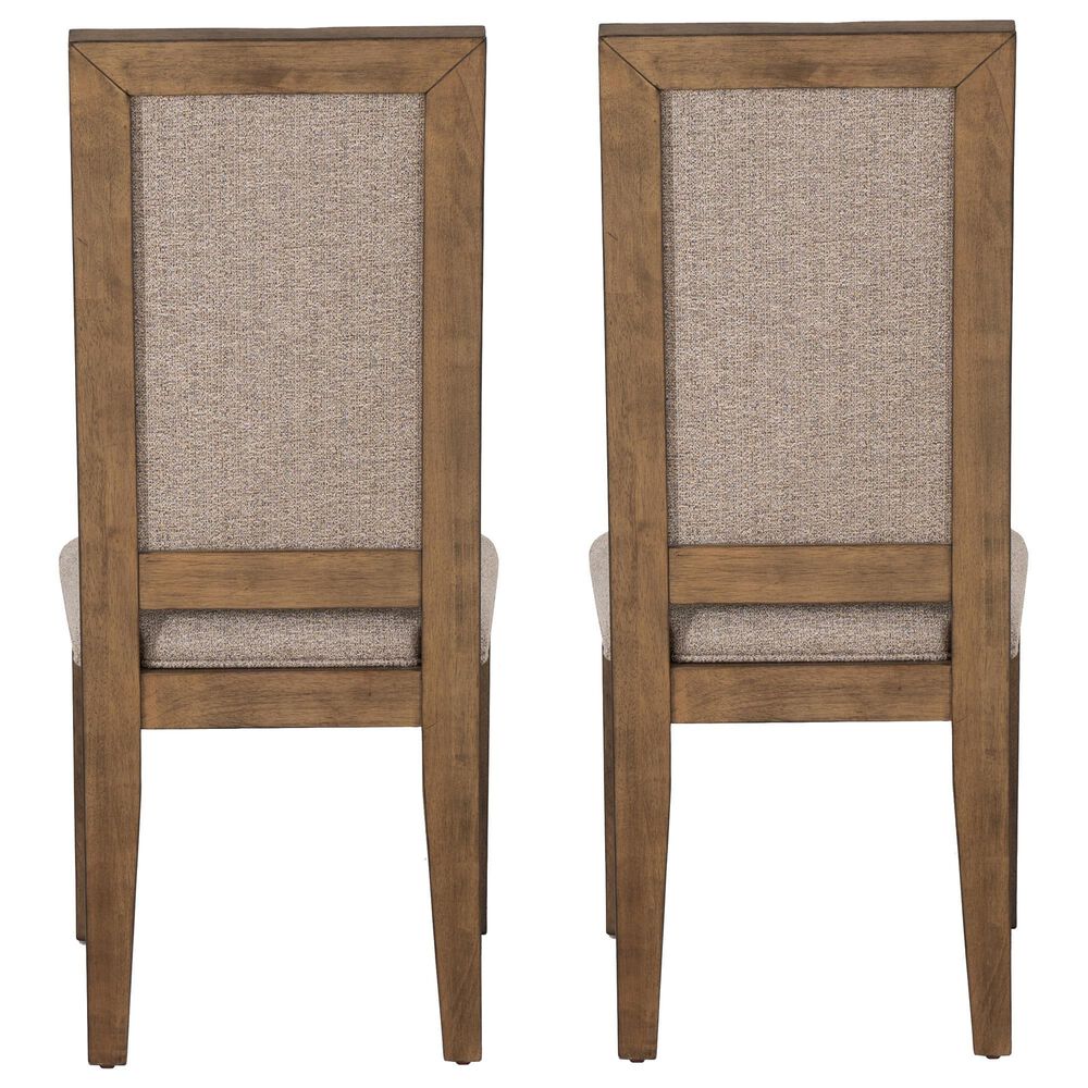Linon Home Decor Callahan Side Chair in Walnut (Set of 2), , large