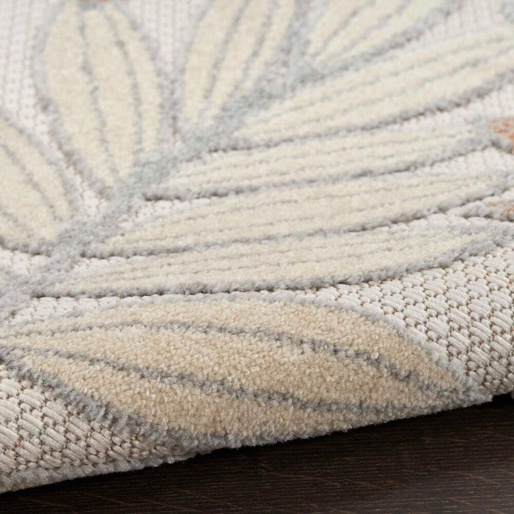 Nourison Aloha 3&#39;6&quot; x 5&#39;6&quot; Blue and Mocha Indoor/Outdoor Area Rug, , large