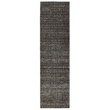 Oriental Weavers Atlas 8048Q 2"6" x 12" Black and Grey Runner, , large