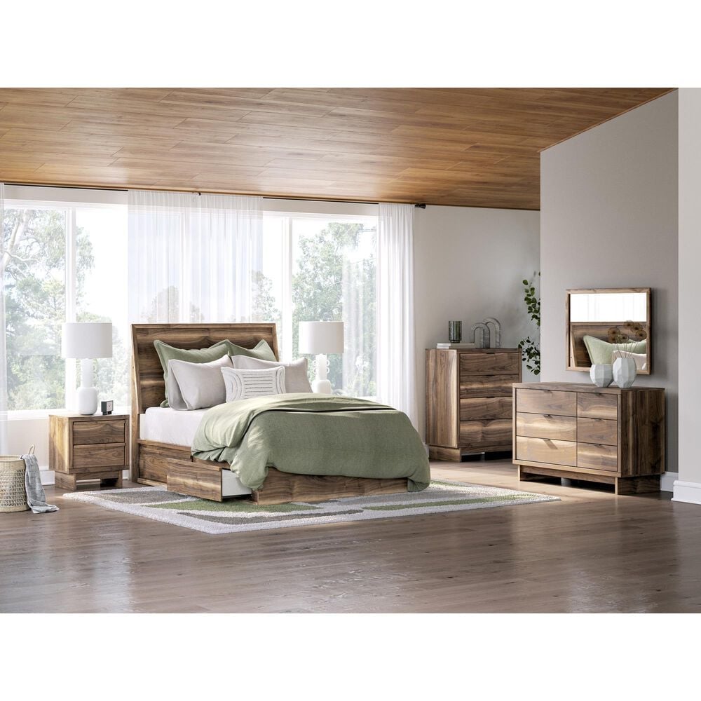 Ashley Chirason Full Panel Bed in Brown, , large