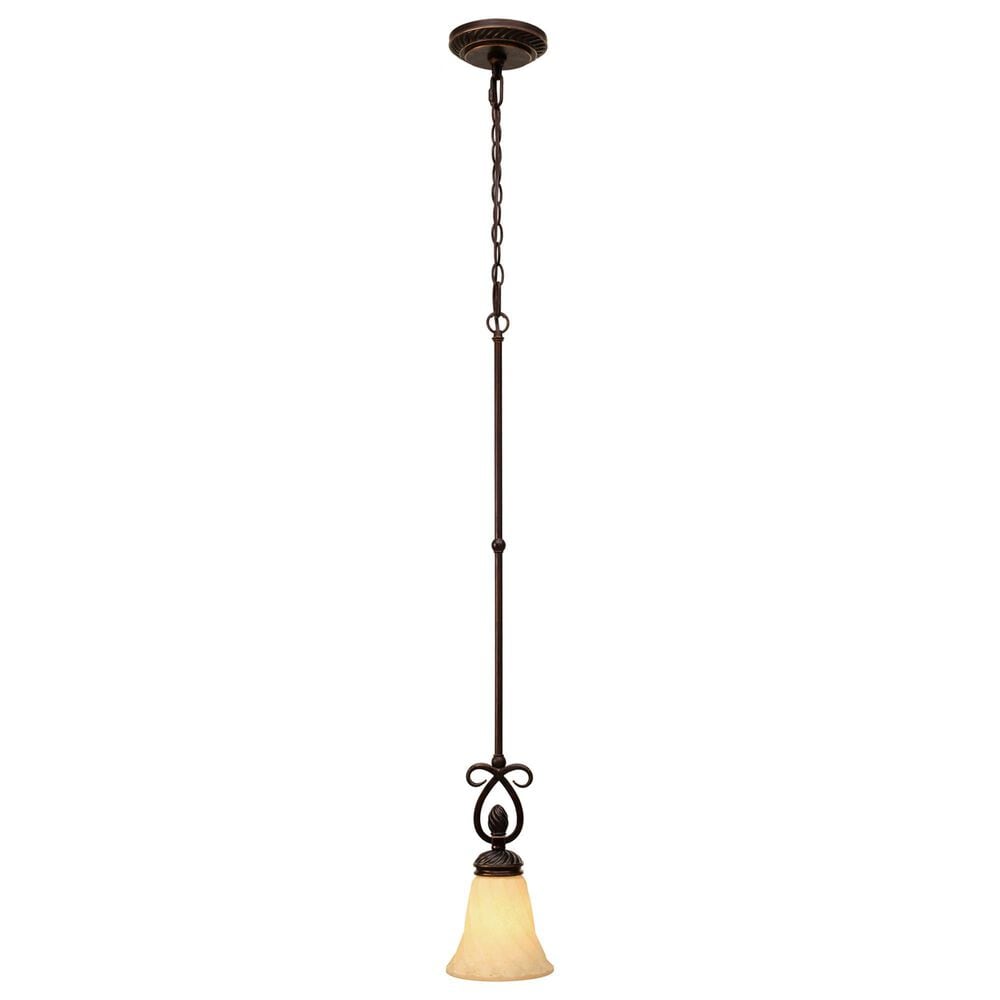 Golden Lighting Torbellino 1-Light Mini Pendant in Cordoban Bronze, , large
