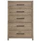 Belle Furnishings Proximity Place 5-Piece Queen Panel Bedroom Set in Barley Buff, , large