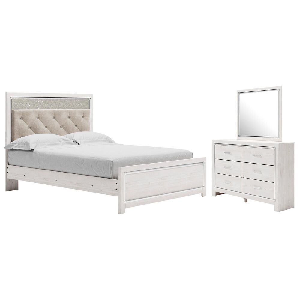 Ashley Altyra 3-Piece Queen Panel Bed Set in White, , large
