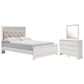 Ashley Altyra 3-Piece Queen Panel Bed Set in White, , large