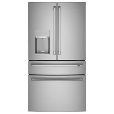 Cafe 27.8 Cu. Ft. Capacity 4-Door Smart French Door Refrigerator in Stainless Steel, , large