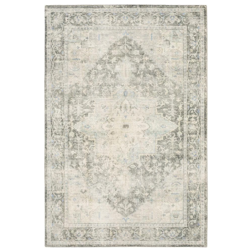 Oriental Weavers Savoy Newton 28104 5"3" x 7"3" Grey Area Rug, , large
