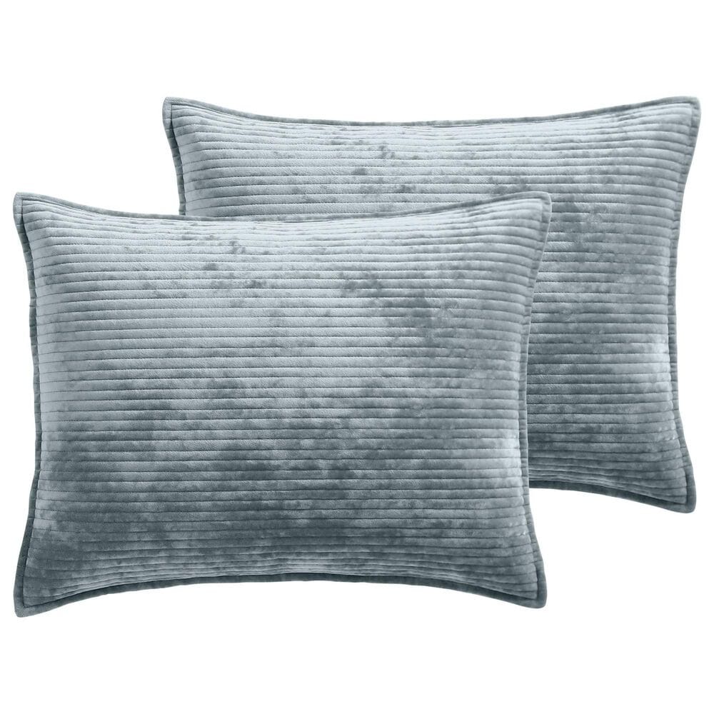 Hallmart Collectibles Reese 3-Piece Queen Coverlet Set in Blue, , large