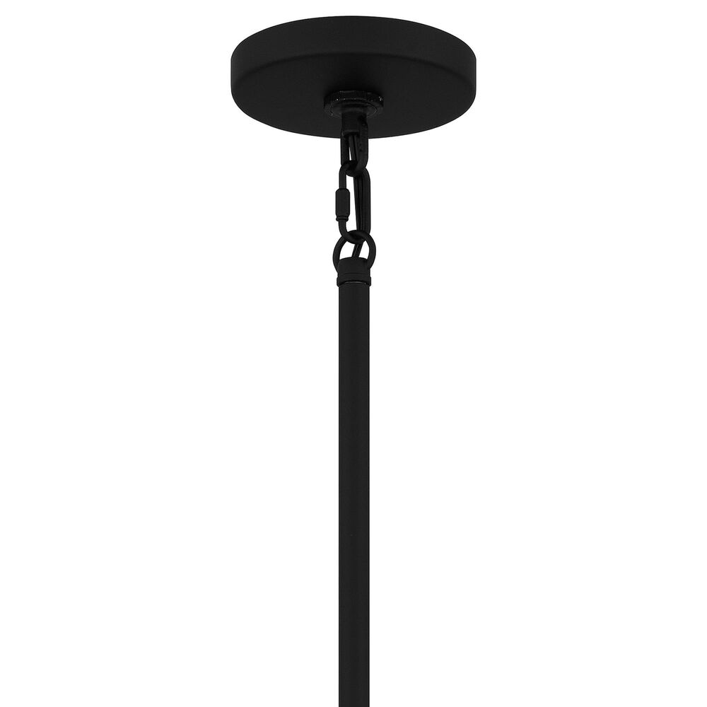 Quoizel Atkins 4-Light Chandelier in Matte Black, , large