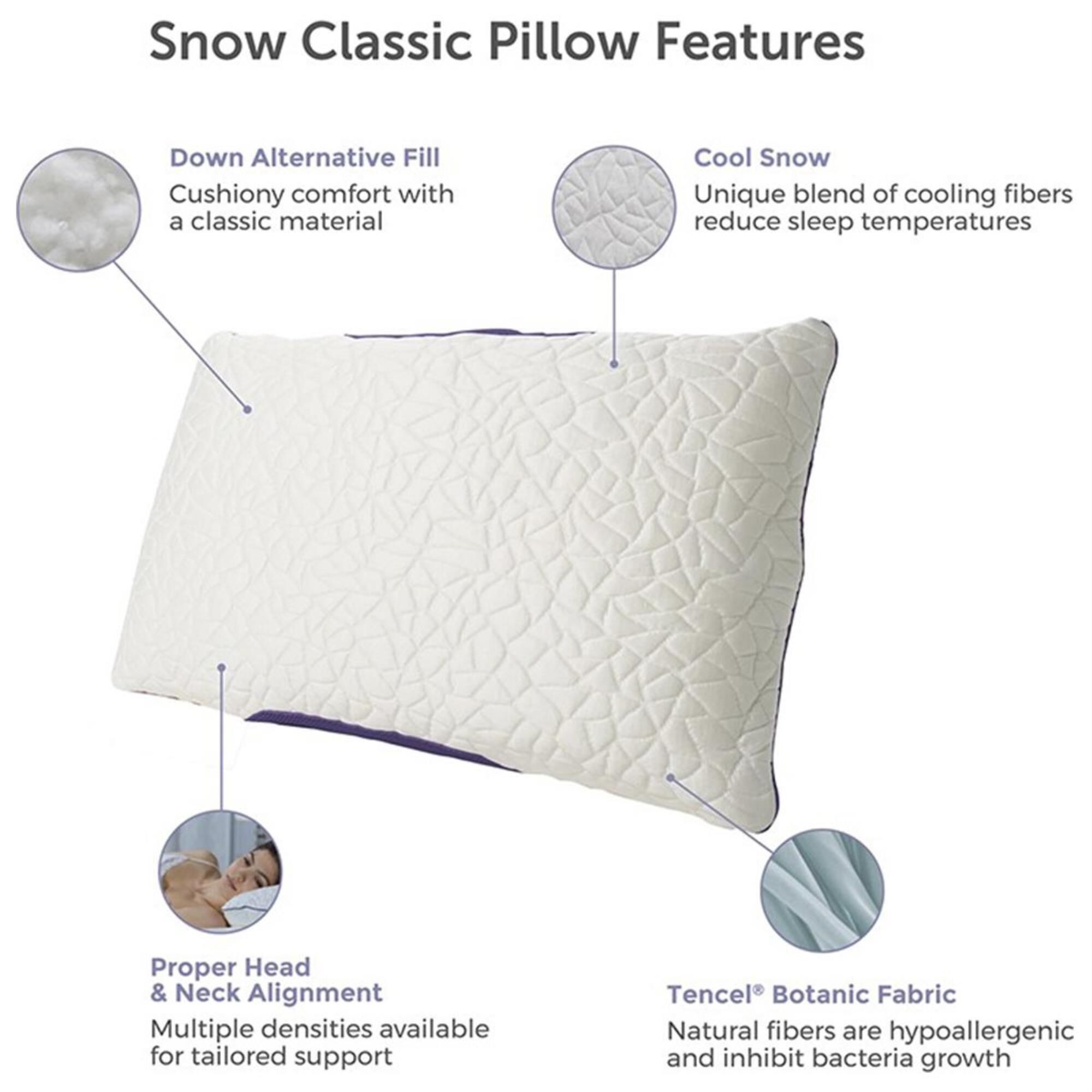 Protect a bed snow pillow store