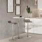 Lumisource Ale Swivel Adjustable Barstool with Grey Seat in Chrome (Set of 2), , large
