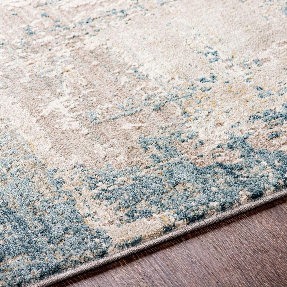 Surya Brunswick 2&#39; x 3&#39; Dusty Sage, Light Gray, Olive, Pale Blue, Taupe, Teal and Navy Area Rug, , large