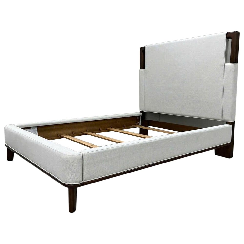 Riverside Furniture Delia 4-Piece Queen Panel Bedroom Set in Nouveau Walnut, , large