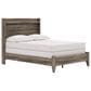 Ashley Elbrim 3-Piece Full Panel Bedroom Set in Weathered Brown, , large