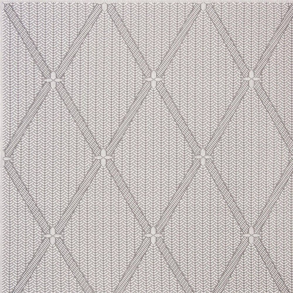 Safavieh Bermuda 8&#39; Square Cream and Grey Indoor/Outdoor Area Performance Rug, , large