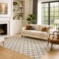 Dalyn Rug Company Soft Essentials Plaid Beige 5" x 7"6" Indoor/Outdoor Area Rug, , large