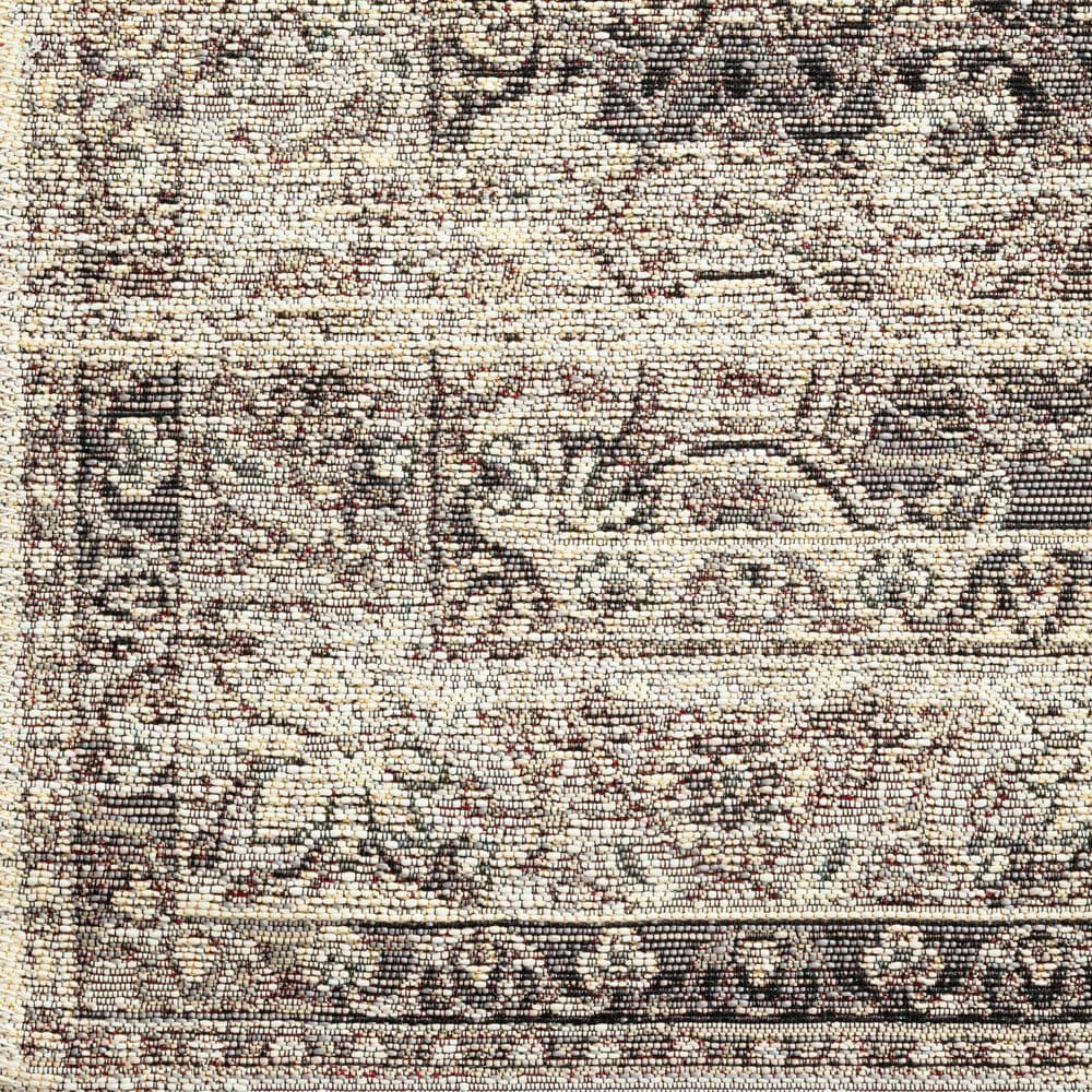 Loloi Mika Stone and Ivory 5&#39;3&quot; x 7&#39;8&quot; Indoor/Outdoor Area Rug, , large
