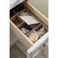 James Martin Vanities De Soto 30" Single Bathroom Vanity in Bright White with 3 cm Eternal Jasmine Pearl Quartz Top and Rectangular Sink, , large