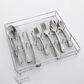 Gibson Home South Bay 65-Piece Flatware Set in Stainless Steel, , large