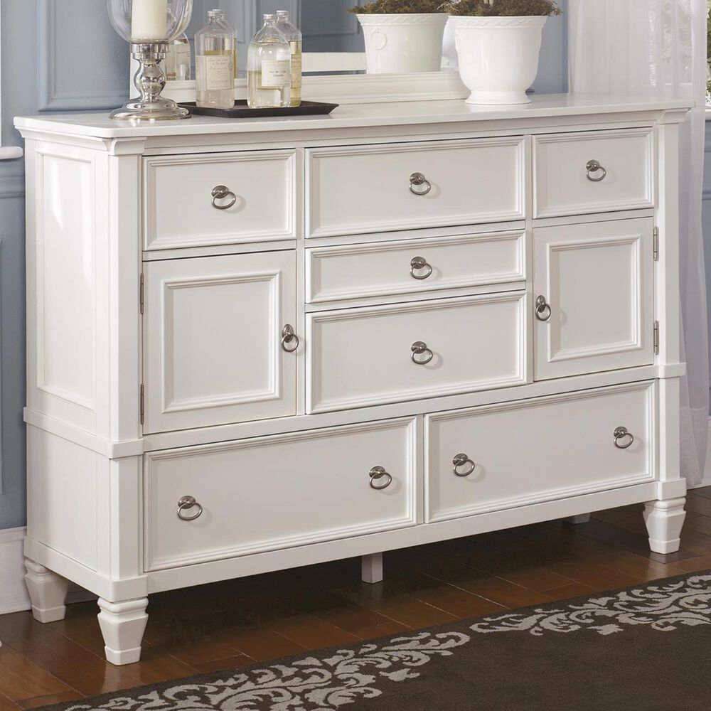 Millennium Prentice 7-Drawer Dresser in White, , large