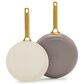 Green Pan Reserve Pro 2-Piece Frypan Set in Latte, , large