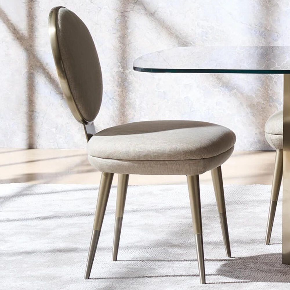 Schnadig Apollo Side Chair in Brushed Whisper Gold, , large