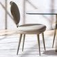 Schnadig Apollo Side Chair in Brushed Whisper Gold, , large