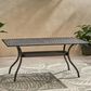 Hearth and Haven Phoenix Outdoor Rectangular Dining Table in Bronze - Table Only, , large