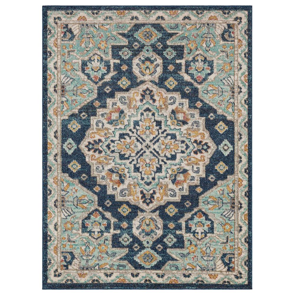 Mohawk Whimsy R1113 Blue 5"3" x 8" Area Rug, , large