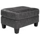Signature Design by Ashley Venaldi Ottoman in Gunmetal, , large