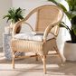 Baxton Studio Reinu Arm Chair in Natural, , large