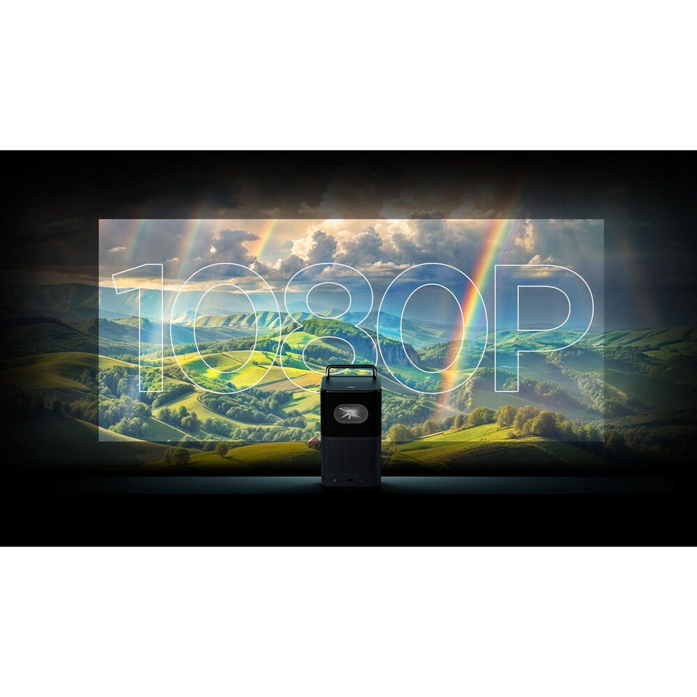 TCL Portable 1080p FHD Smart Front Projector in Black, , large