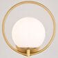 Vaxcel Bucktown 1-Light Wall Sconce in Natural Brass, , large