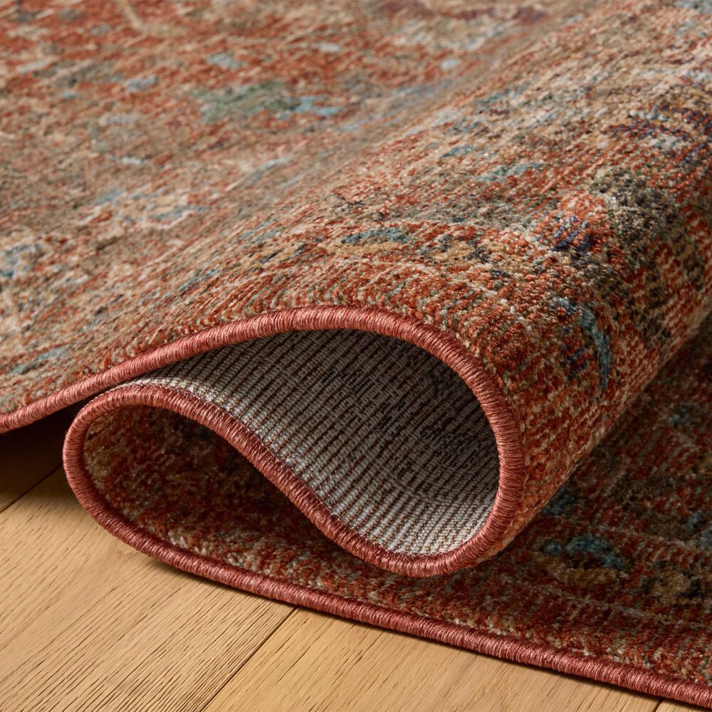Loloi Winchester Rust and Multicolor 9'3" x 12'8" Area Rug, , large