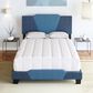 Accent Tuscany Full Upholstered Bed in Ocean Blue and Blue, , large