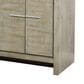 Lexora Home Lafarre 60" Double Bathroom Vanity in Rustic Acacia with 2 cm White Quartz Top and Rectangular Sinks, , large