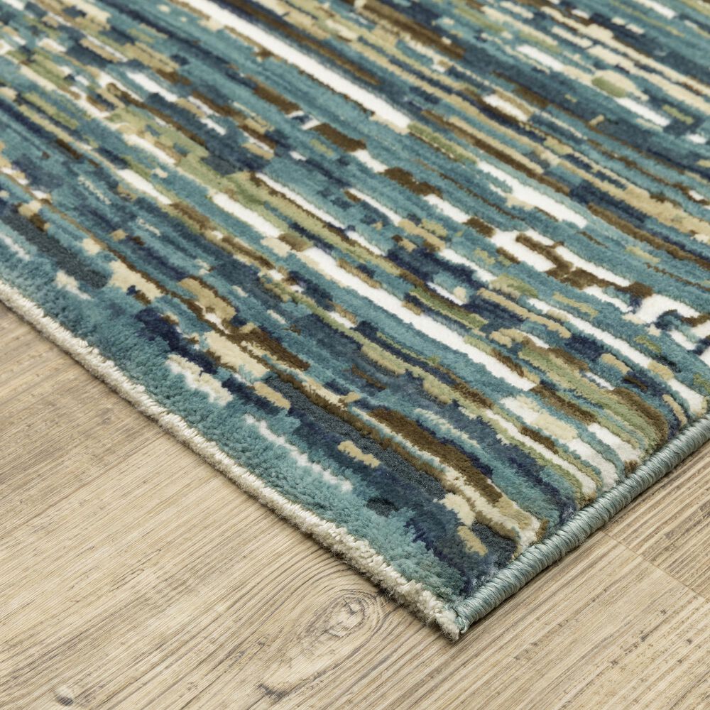 Oriental Weavers Reed 3&#39;3&quot; x 5&#39; Blue and Multicolor Area Rug, , large