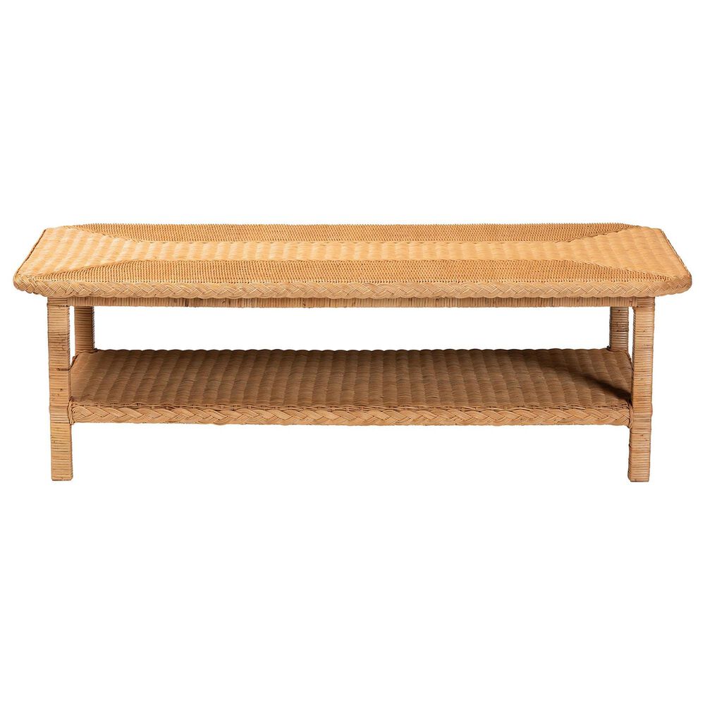 Baxton Studio Minahasa Coffee Table in Light Honey, , large