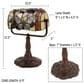 Timberlake Tiffany Style Bankers Lamp in Brown, , large