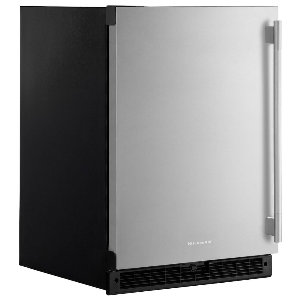 KitchenAid 5.0 Cu. Ft. Undercounter Refrigerator in Black and Stainless Steel, , large