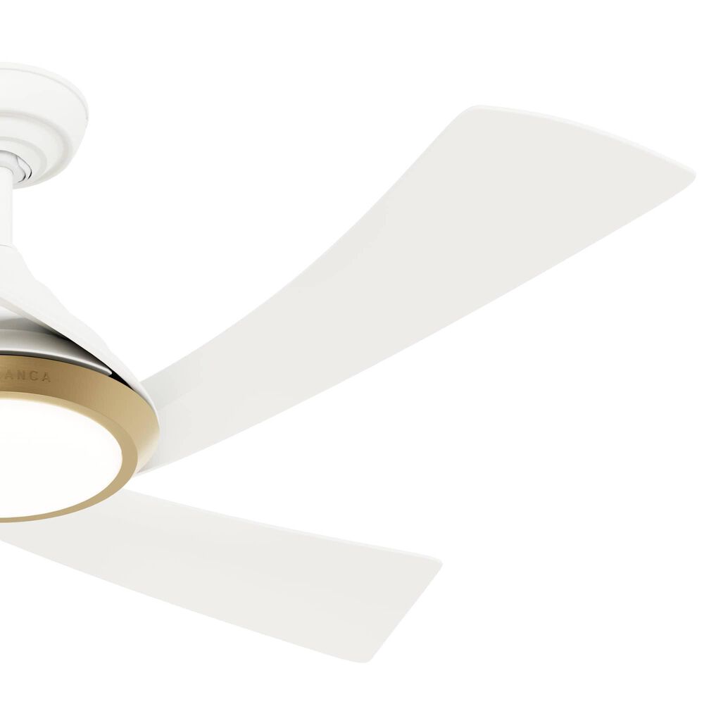 Hunter Vespucci 52&quot; Outdoor Ceiling Fan in Fresh White, , large