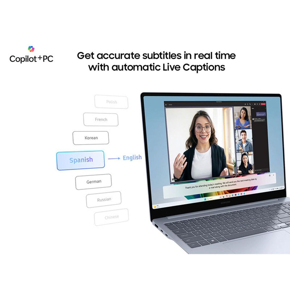 Samsung Galaxy Book4 Edge 14&quot; Laptop|Snapdragon X Elite X1E-80-100 - 16GB RAM - Qualcomm Adreno Graphics - 512GB SSD in Sapphire Blue, , large
